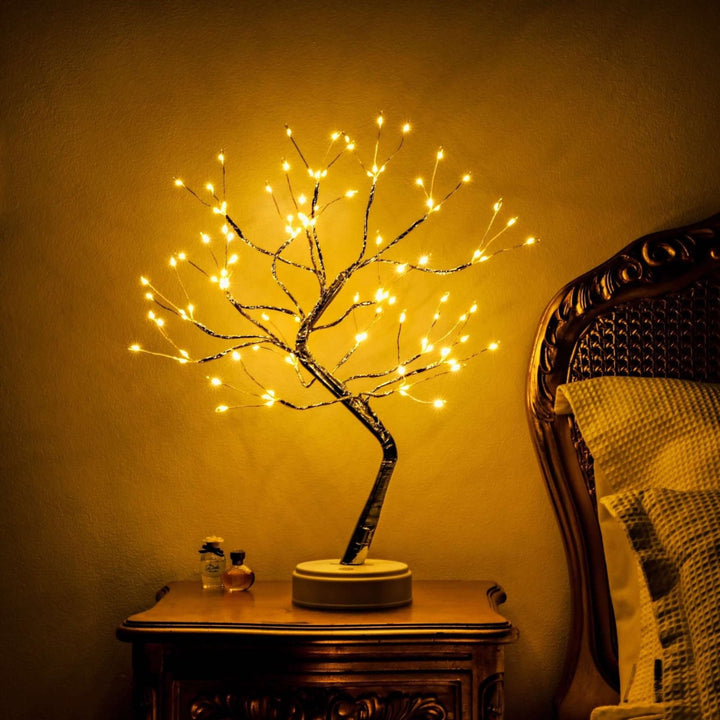Lumivora™ – Lampe de Table LED Décorative en Forme d’Arbre de Lumière
