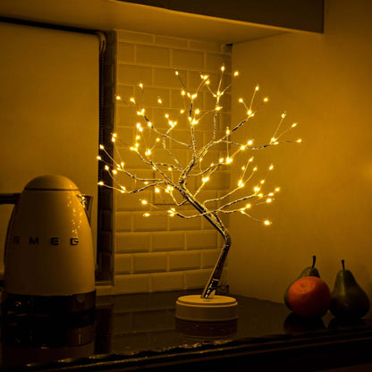 Lumivora™ – Lampe de Table LED Décorative en Forme d’Arbre de Lumière