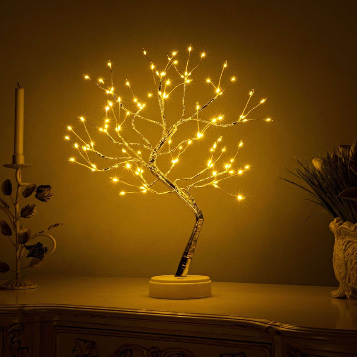 Lumivora™ – Lampe de Table LED Décorative en Forme d’Arbre de Lumière