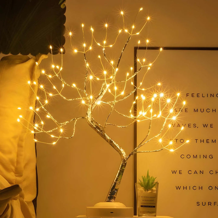 Lumivora™ – Lampe de Table LED Décorative en Forme d’Arbre de Lumière