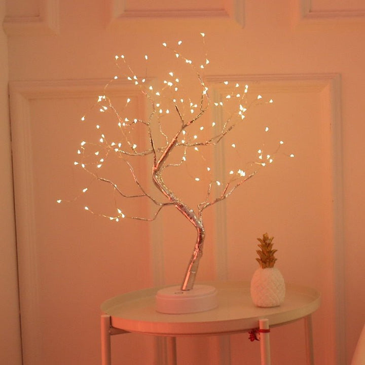 Lumivora™ – Lampe de Table LED Décorative en Forme d’Arbre de Lumière