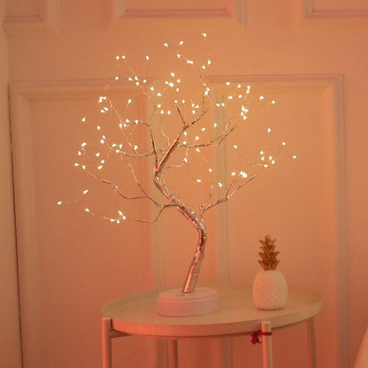 Lumivora™ – Lampe de Table LED Décorative en Forme d’Arbre de Lumière