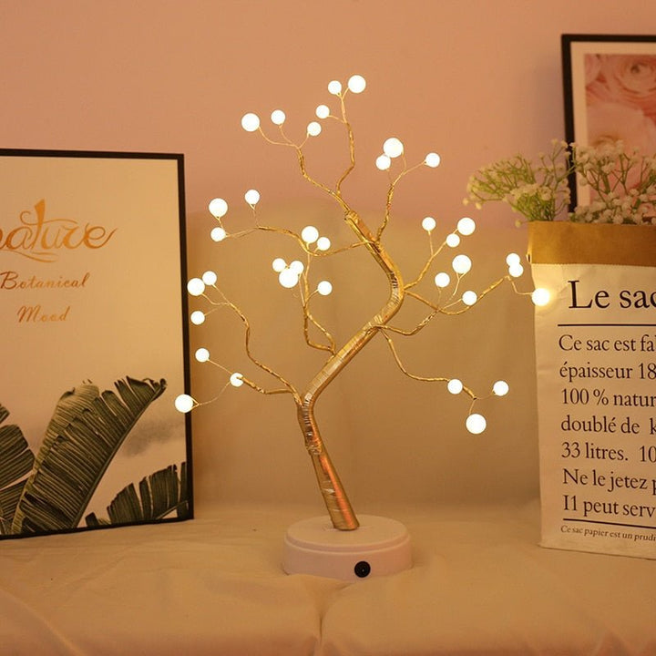 Lumivora™ – Lampe de Table LED Décorative en Forme d’Arbre de Lumière