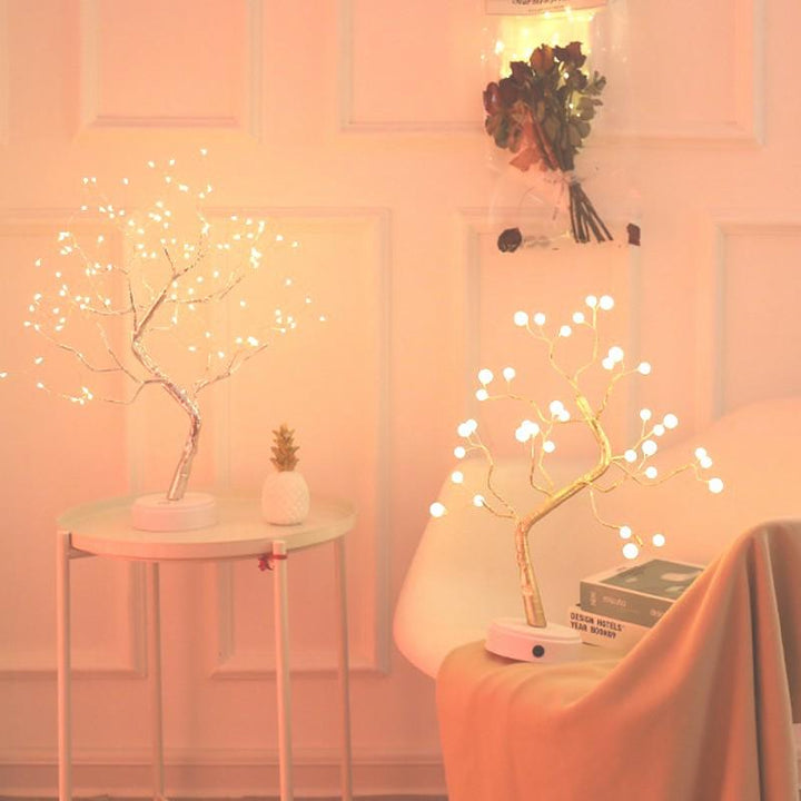 Lumivora™ – Lampe de Table LED Décorative en Forme d’Arbre de Lumière
