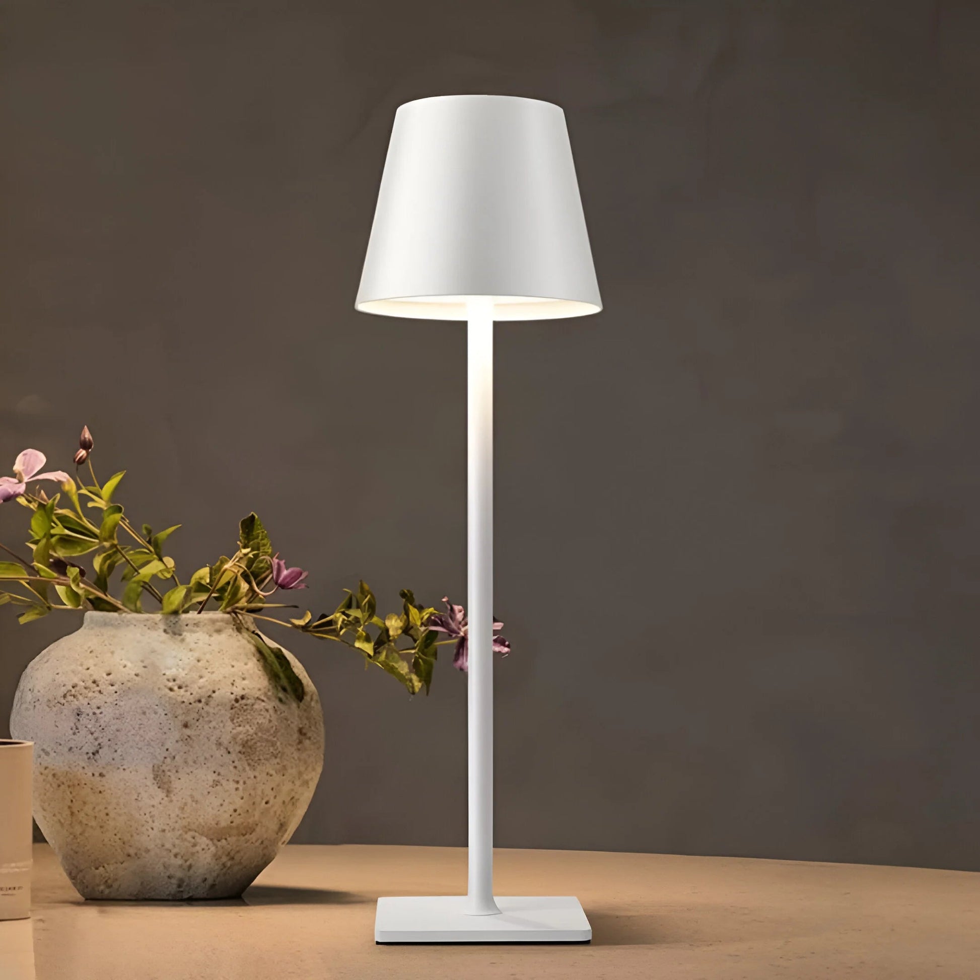 LumoGlow™ – Lampe de Table Sans Fil Rechargeable Éclairage Dimmable