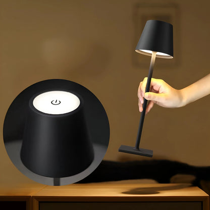 LumoGlow™ – Lampe de Table Sans Fil Rechargeable Éclairage Dimmable