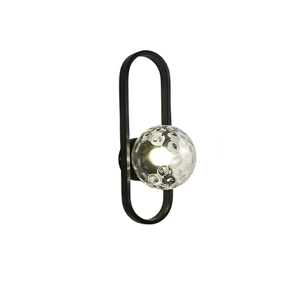 Lumora™ – Applique Murale Design Métal & Verre Dépoli avec Ampoule LED Incluse