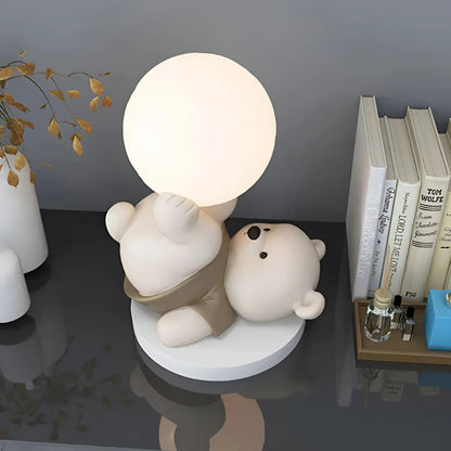 LunaBear™ – Lampe de Table Ourson Éclairante avec Lueur Douce