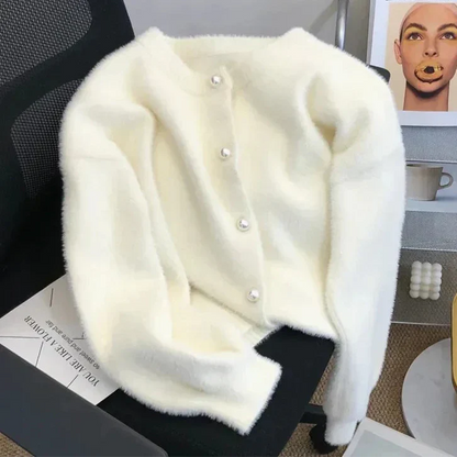 Cardigan Femme Doux et Confortable à Boutons - PanierRoyale