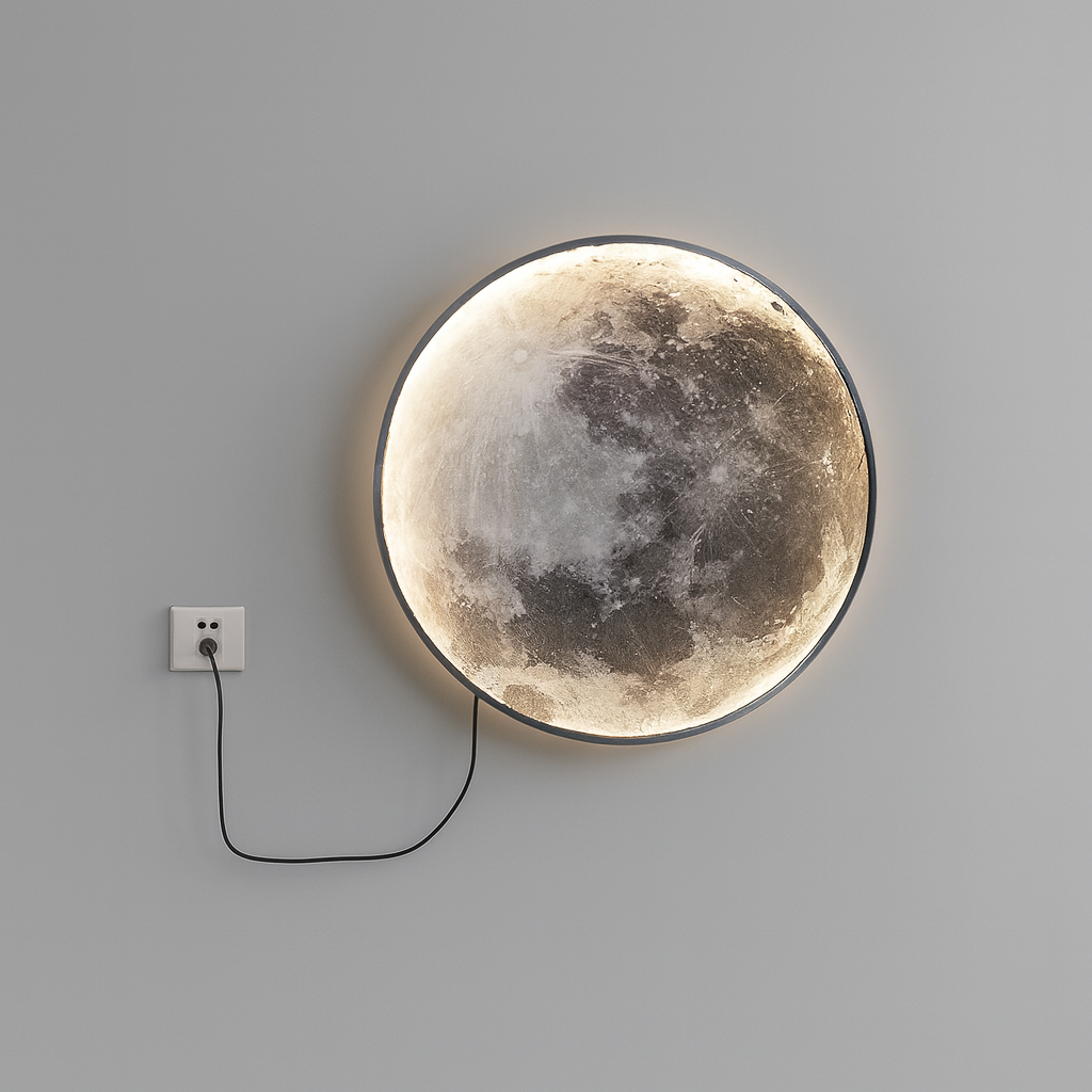Lunaris™ – Applique Murale LED Moderne Blanc Chaud pour Chambre & Salon