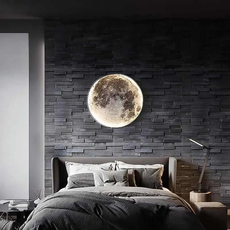 Lunaris™ – Applique Murale LED Moderne Blanc Chaud pour Chambre & Salon