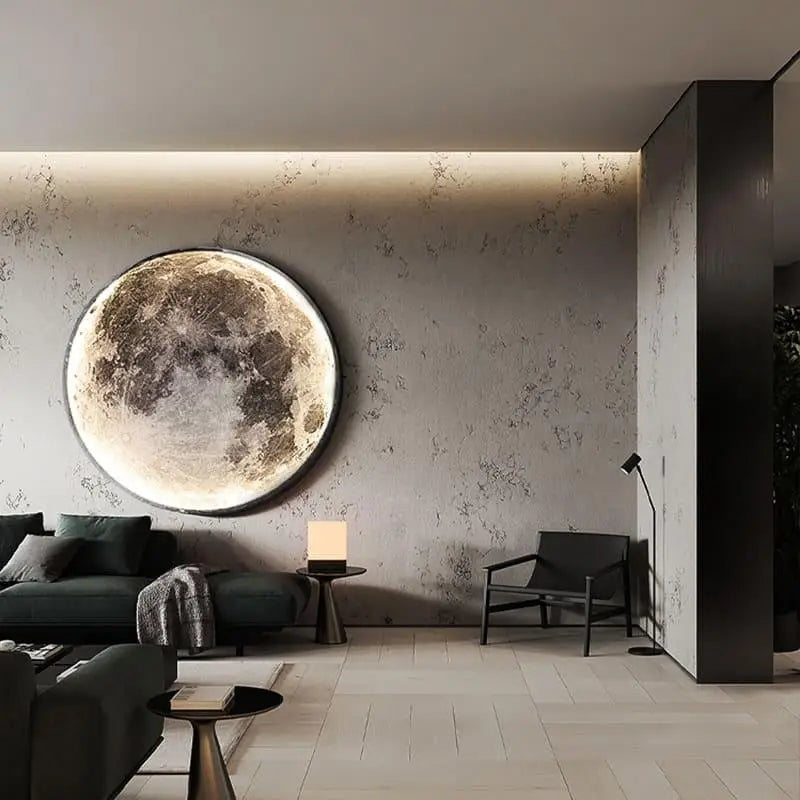 Lunaris™ – Applique Murale LED Moderne Blanc Chaud pour Chambre & Salon