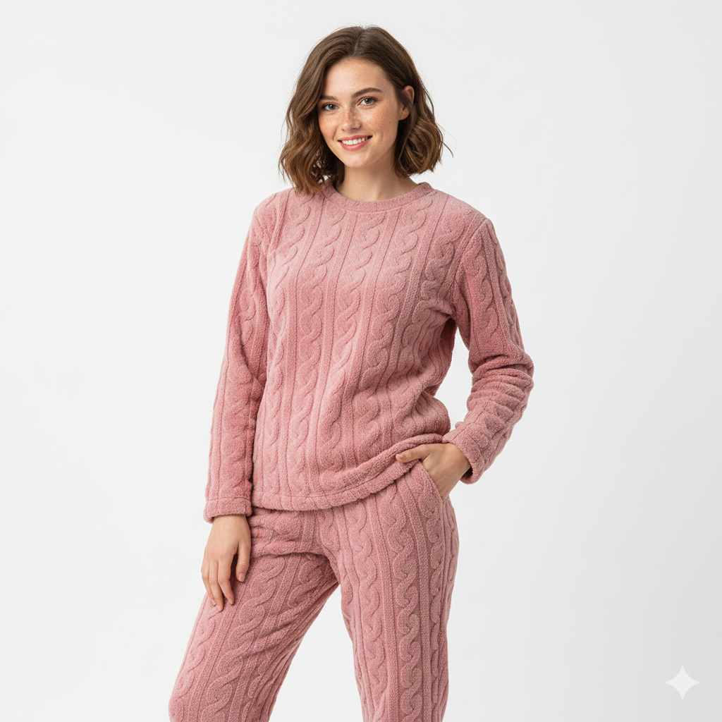 Pyjama Femme Hiver Chaud et Confortable