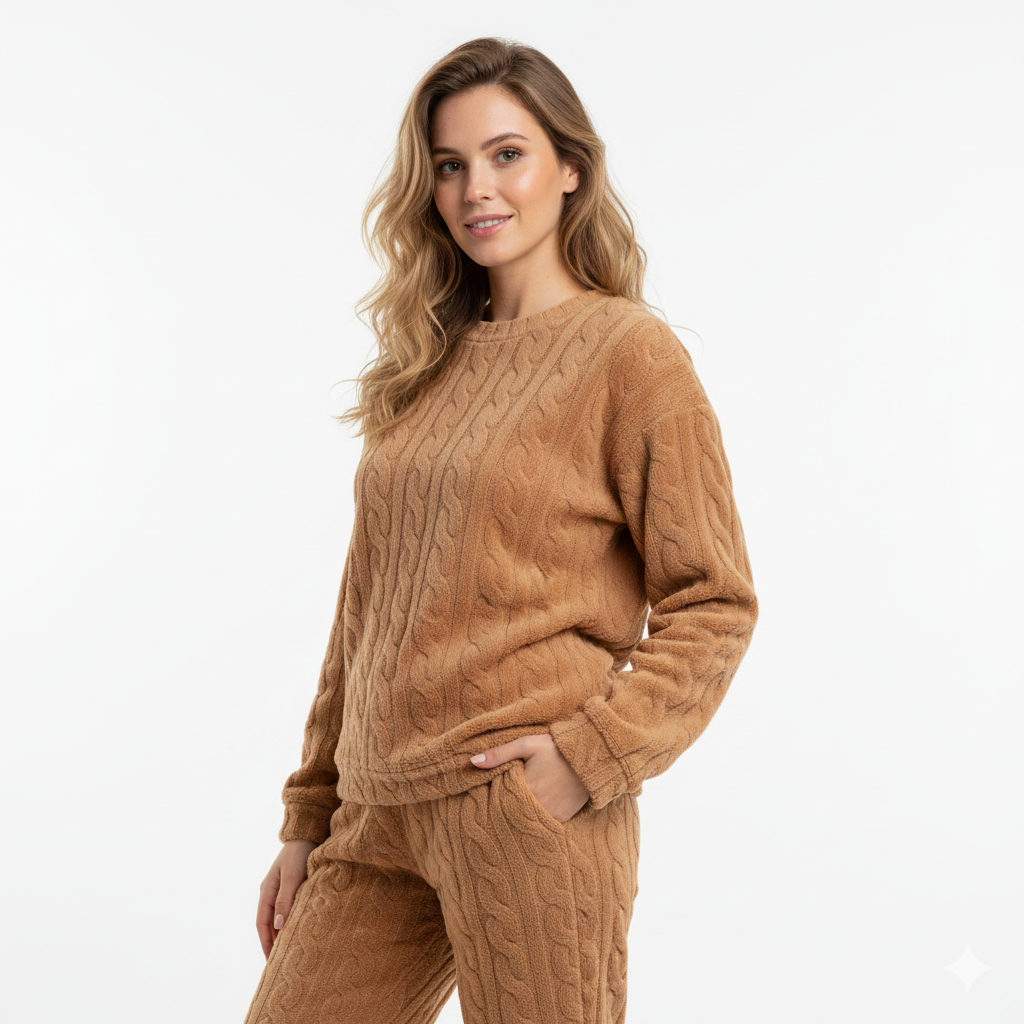 Pyjama Femme Hiver Chaud et Confortable - PanierRoyale