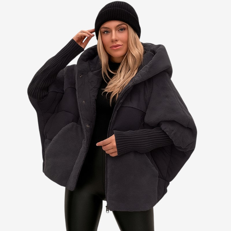 Veste D'hiver Polaire avec Capuche et Poches Réglables - PanierRoyale