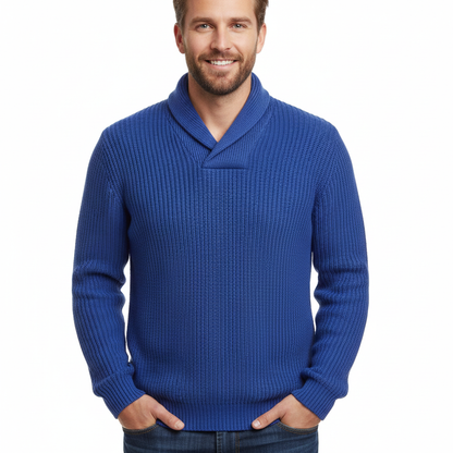 Pull Homme Col Rond Tricot Doux et Confortable