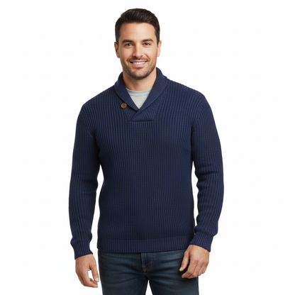 Pull Homme Col Rond Tricot Doux et Confortable