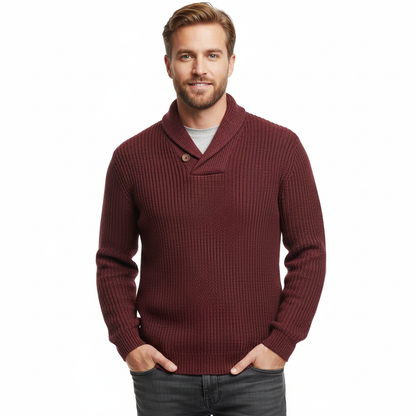 Pull Homme Col Rond Tricot Doux et Confortable