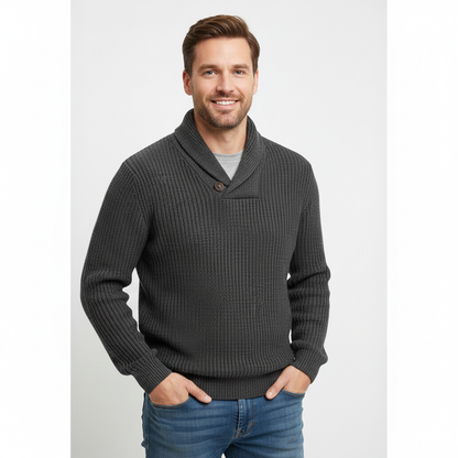 Pull Homme Col Rond Tricot Doux et Confortable