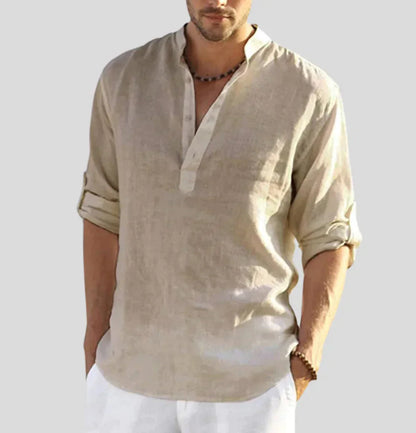 Chemise Coton Manches Longues Été Léger