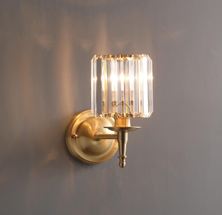 Luxéclat™ – Applique Murale Vintage en Cristal Éblouissant Lumineux