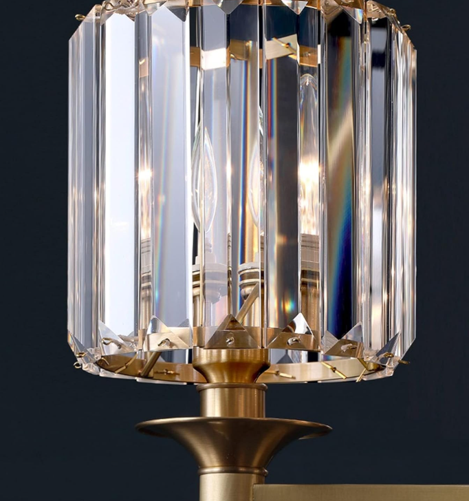 Luxéclat™ – Applique Murale Vintage en Cristal Éblouissant Lumineux