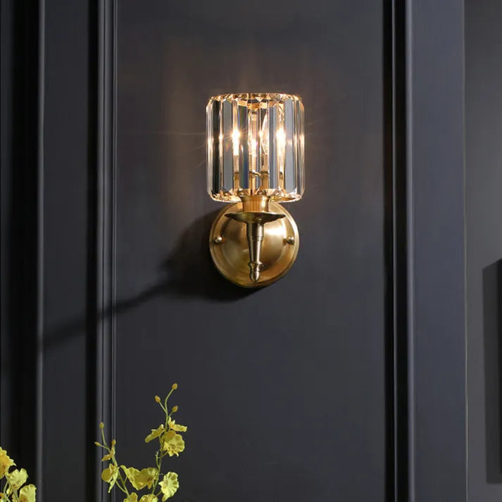 Luxéclat™ – Applique Murale Vintage en Cristal Éblouissant Lumineux