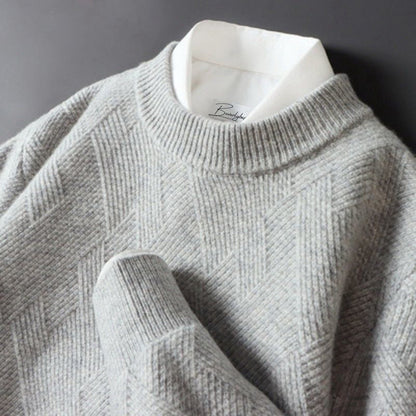 Pull Femme à Carreaux Doux et Confortable