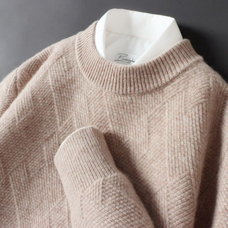 Pull Femme à Carreaux Doux et Confortable