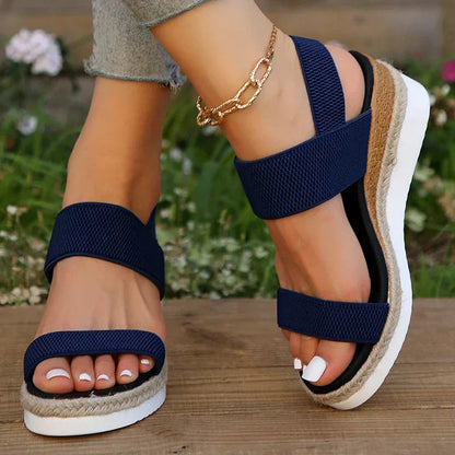 Sandales Compensées Été Femmes Confort et Chic