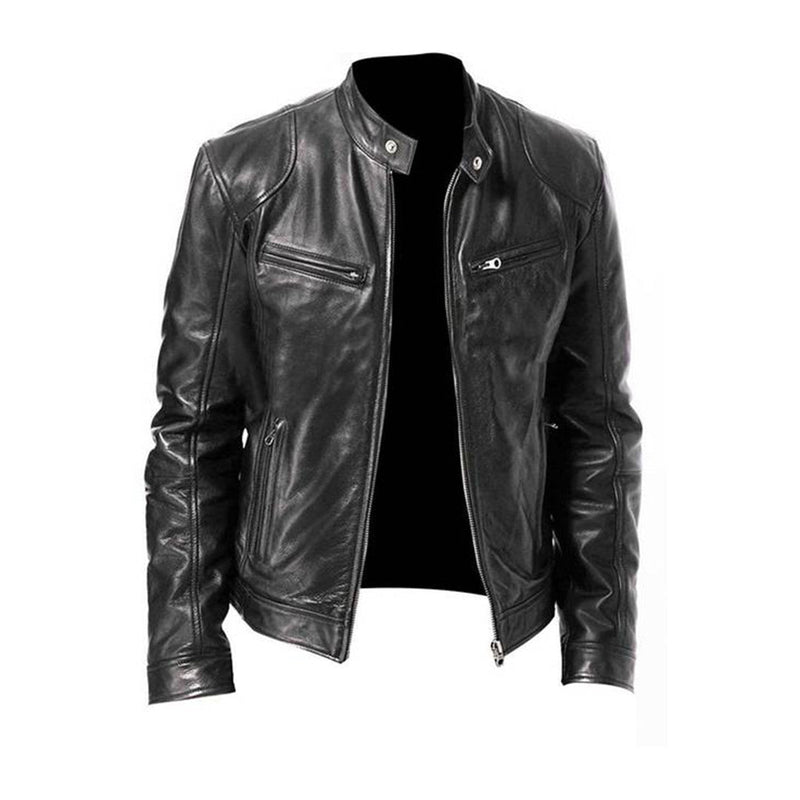 Blouson Moto Homme Rétro - luxestyle