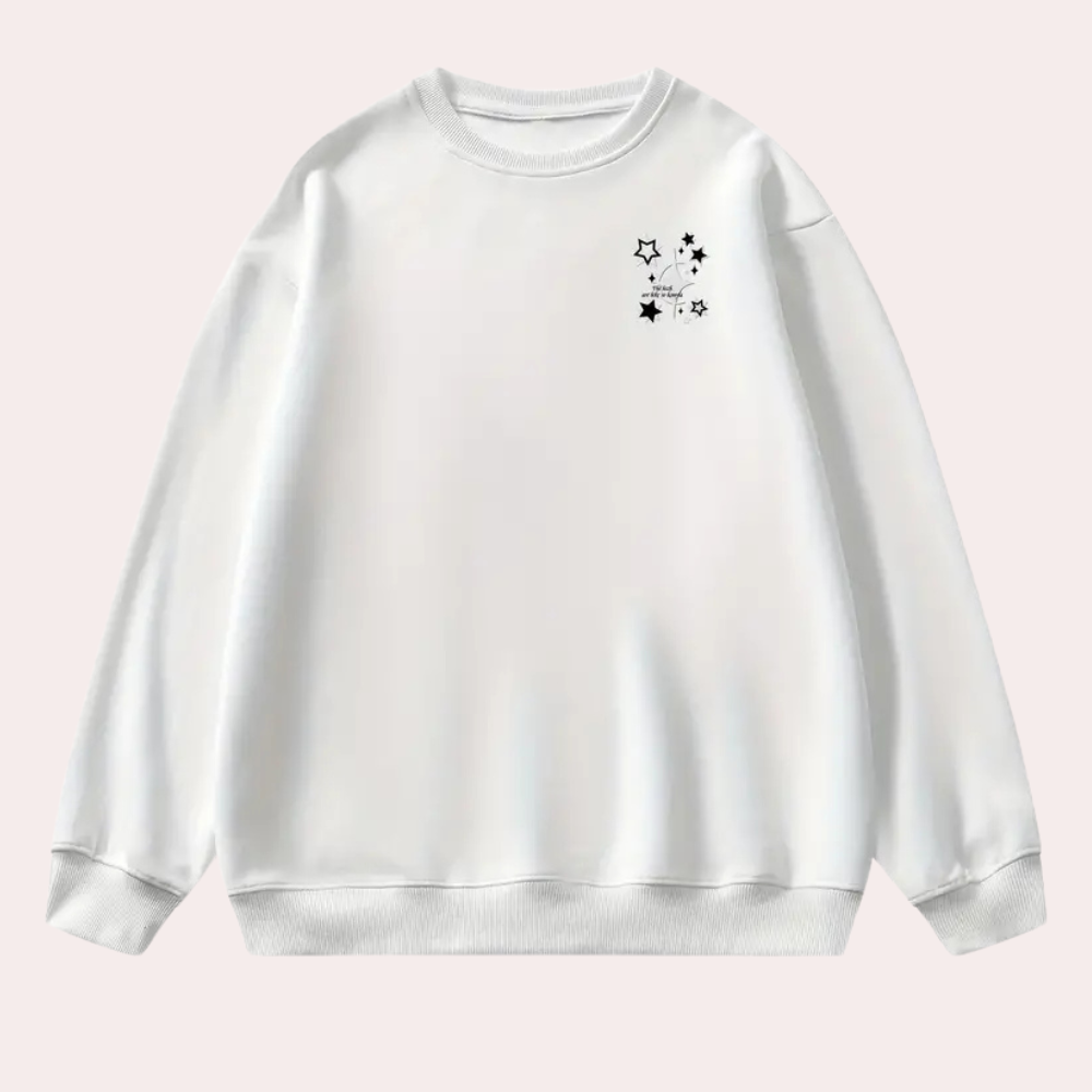 Pull Femmes à Manches Longues et Détendues
