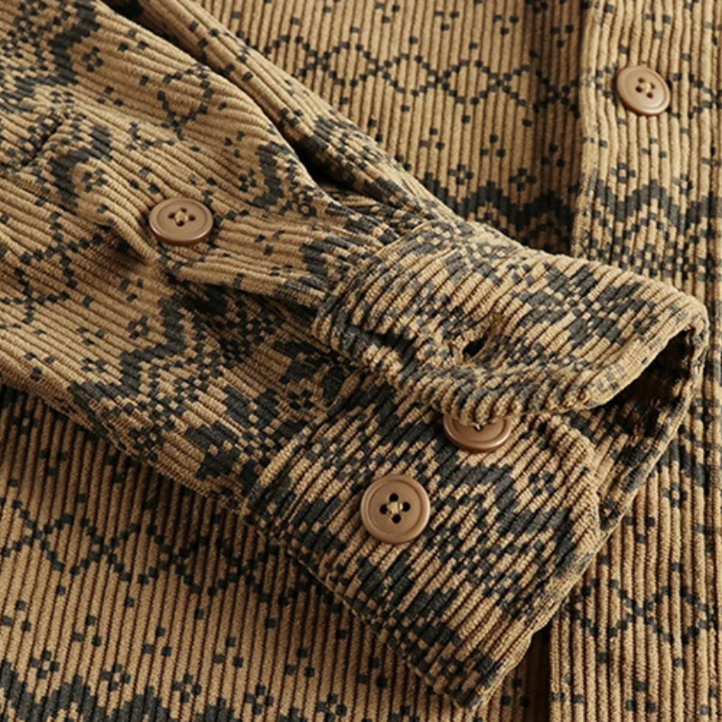 Chemise Homme Décontractée Style Vintage
