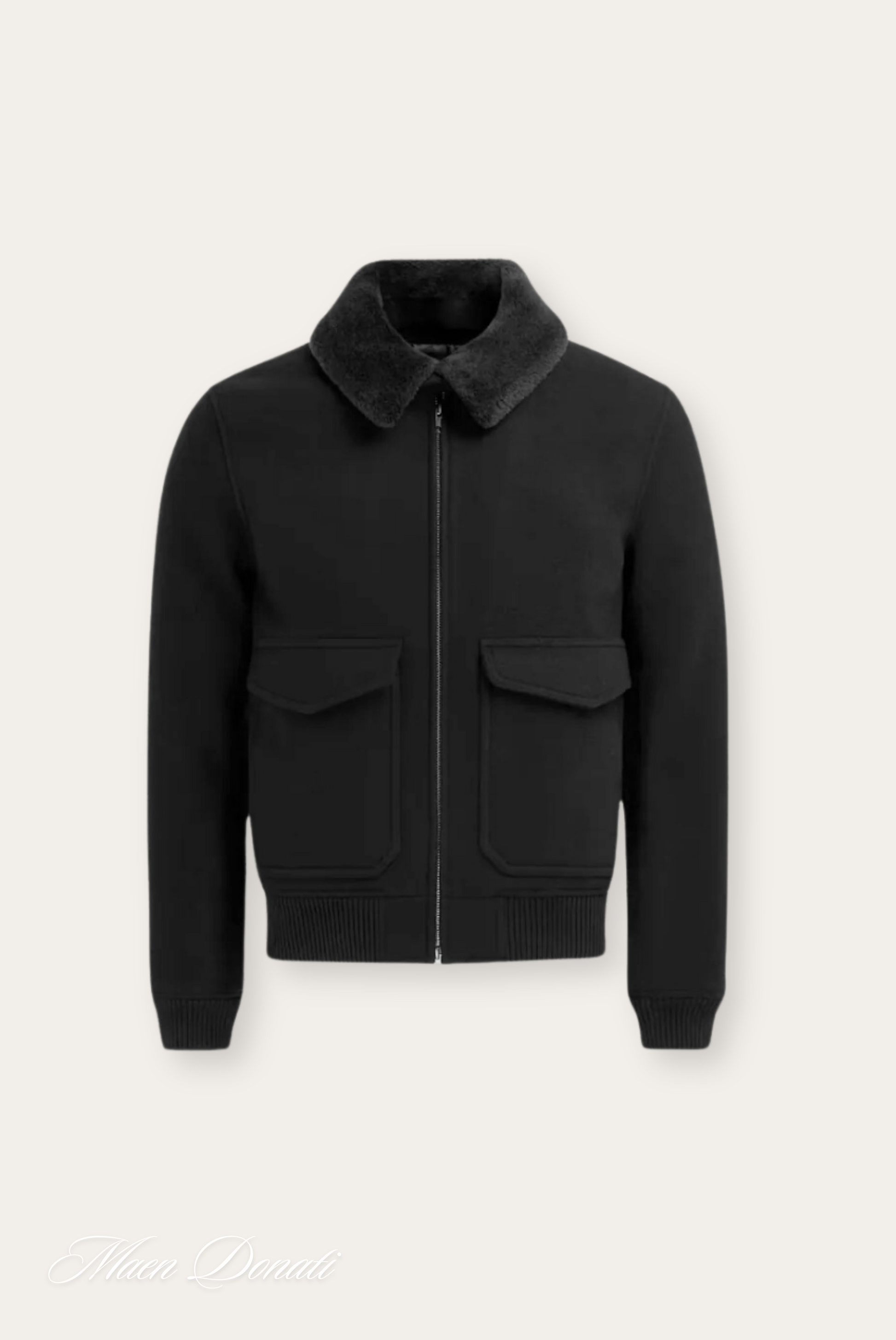 Blouson Homme Hiver avec Capuche Amovible et Doublure Chaude - PanierRoyale