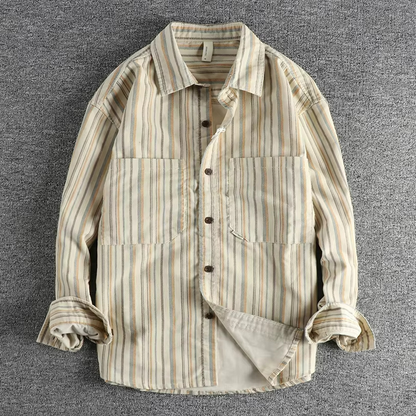 Chemise Homme Rayée Décontractée - BerlinGlamour