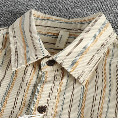 Chemise Homme Rayée Décontractée
