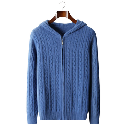 Veste Tricotée Marine Élégante et Chaude - PanierRoyale