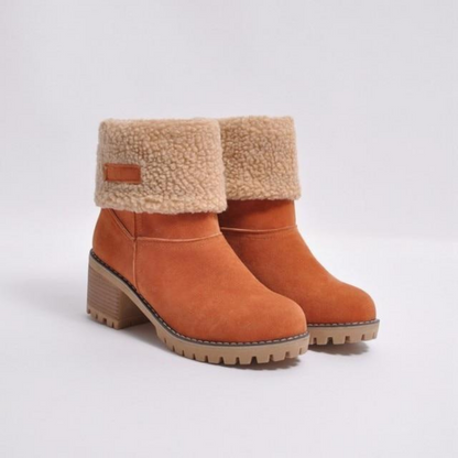 Bottes Femmes Hiver Fourrées et Chauffantes