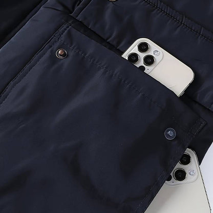 Michael - Veste parka avec col en fourrure pour homme