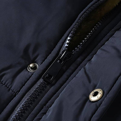 Michael - Veste parka avec col en fourrure pour homme