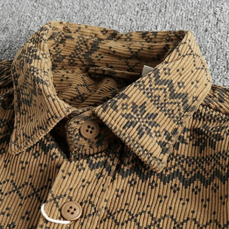 Chemise Homme Décontractée Style Vintage