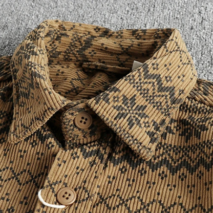 Chemise Homme Décontractée Style Vintage