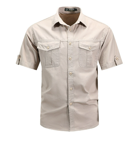 Chemise Utility Homme Printemps Décontracté - BerlinGlamour