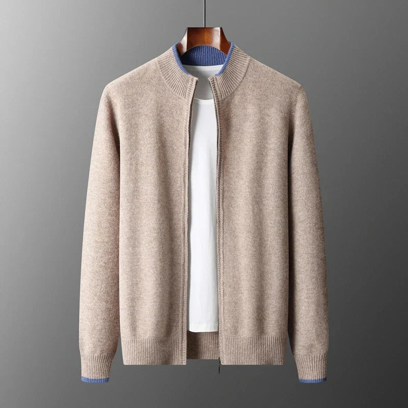 Blouson Homme Cashmere Élégant et Chaud