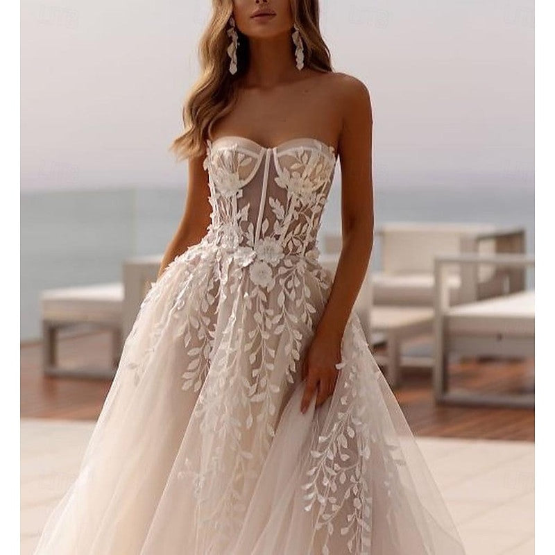 Robe du Soir Élégante Grande Taille pour Femme en Blanc - PanierRoyale