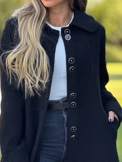 Gilet Femme Long Cardigan Doux Polyamide Élégant
