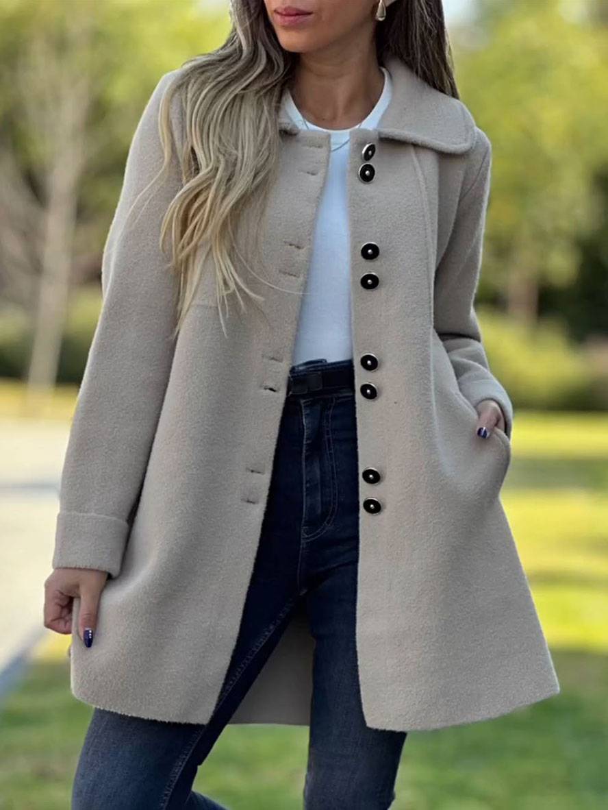 Gilet Femme Long Cardigan Doux Polyamide Élégant - PanierRoyale