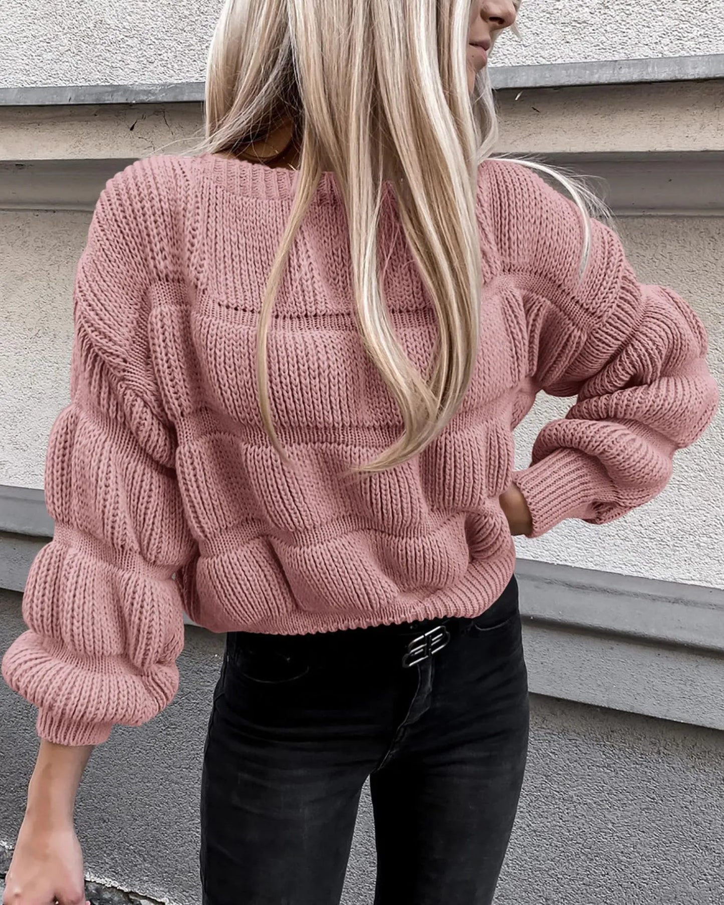 SANDRA - Pull Tricoté Moderne pour Femmes