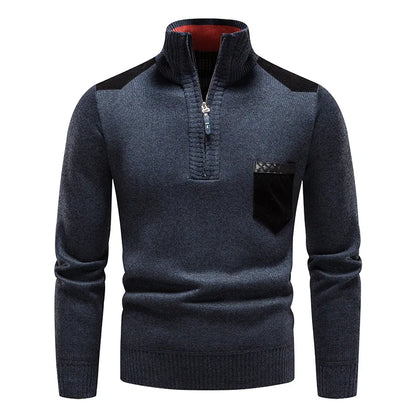 Pull Col Montant Homme Printemps Léger et Décontracté - PanierRoyale