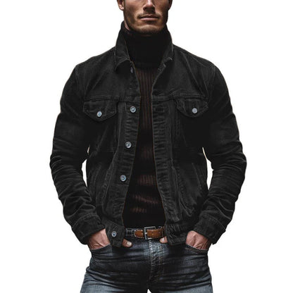 Blouson Homme Cuir Vintage Cllassique